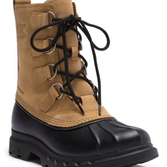 Sorel Men Portzman Classic Waterproof Leather Boot - Picture 1 of 8